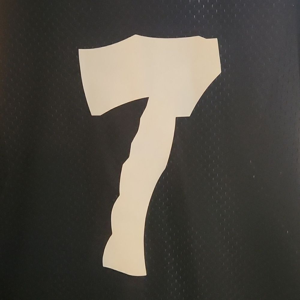Kaepernick #7 Nike Mesh Jersey Black White L - Picture 3 of 9